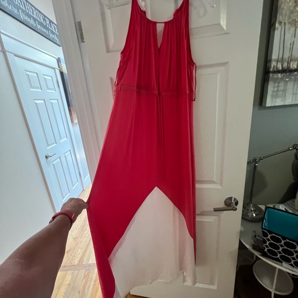 London Times Vibrant Red Dress